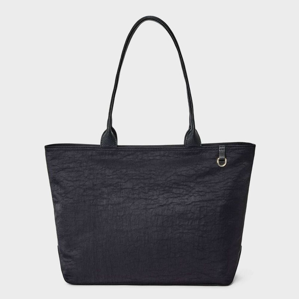 Nylon Carry-All Tote Handbag - Universal Thread Black